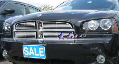 Dodge Charger APS CNC Grille - Upper - Aluminum - D96438A