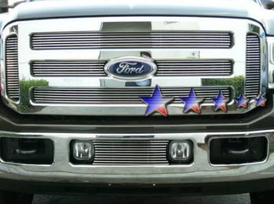 Ford F550 APS Billet Grille - Bumper - Aluminum - F65356A