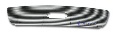 APS - Ford F150 APS Billet Grille - Bar Style with Logo Opening - Upper - Aluminum - F65723A - Image 2