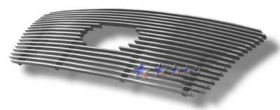 APS - Ford F150 APS Billet Grille - Honeycomb Style with Logo - Upper - Aluminum - F65727A - Image 2