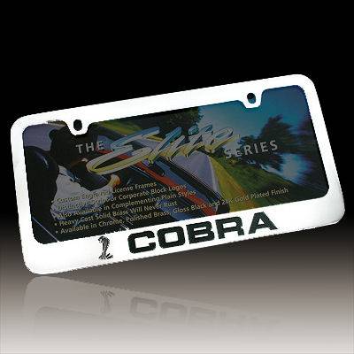 Chrome Cobra License Plate Frame