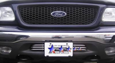 APS - Ford F150 APS Tubular Grille - Bumper - Stainless Steel - F68012S - Image 1