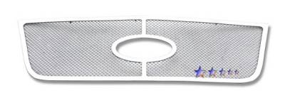 Ford Expedition APS Wire Mesh Grille - Upper - Stainless Steel - F75372T