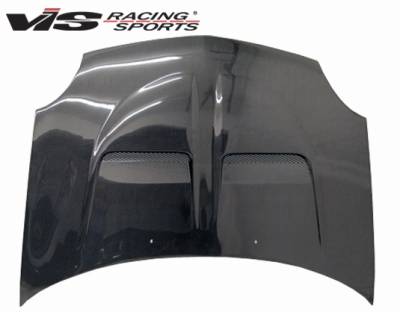 Dodge Neon VIS Racing Xtreme GT Black Carbon Fiber Hood - 00DGNEO4DGT-010C