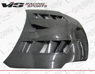 VIS Racing - Nissan 350Z VIS Racing Sniper Style Carbon Fiber Hood - 03NS3502DSNI-010C - Image 2