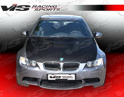 BMW 3 Series 2DR VIS Racing M3 Black Carbon Fiber Hood - 07BME922DM3-010C