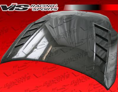 Nissan 350Z VIS Racing Terminator GT Heat Extractor Carbon Fiber Hood - 07NS3502DTMGT-010C
