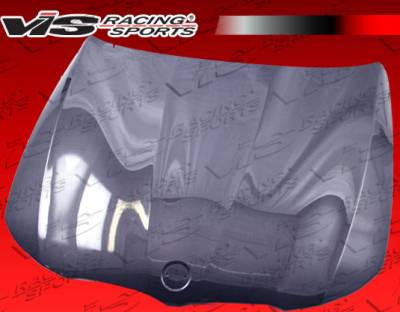 BMW 3 Series 4DR VIS Racing OEM Black Carbon Fiber Hood - 09BME904DOE-010C