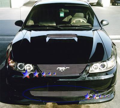 Ford Mustang APS Billet Grille - Bumper - Stainless Steel - F86010S