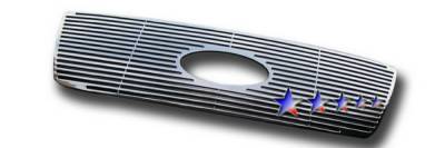 APS - Ford F150 APS CNC Grille - Honeycomb with Logo Opening - Upper - Aluminum - F95727A - Image 2