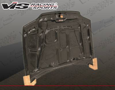 VIS Racing - Honda Civic 2DR & Hatchback VIS Racing JS Carbon Fiber Hood - 92HDCVC2DJS-010C - Image 2