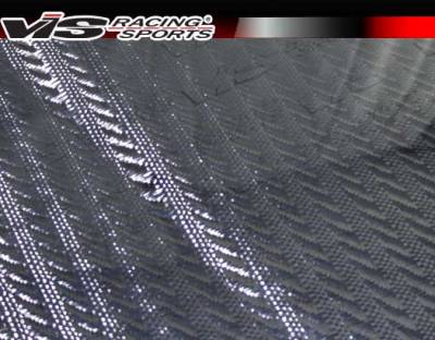 VIS Racing - Honda Civic 2DR & Hatchback VIS Racing OEM Style Carbon Fiber Hood with Fuzion V2 Pattern - 92HDCVC2DOE-010V2C - Image 2