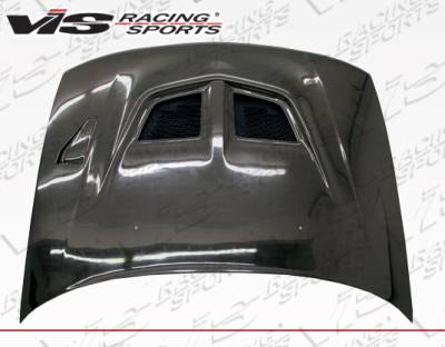 VIS Racing - Mitsubishi Mirage 4DR VIS Racing Evo 5Carbon Fiber Hood - 93MTMIR4DEV5-010C - Image 2
