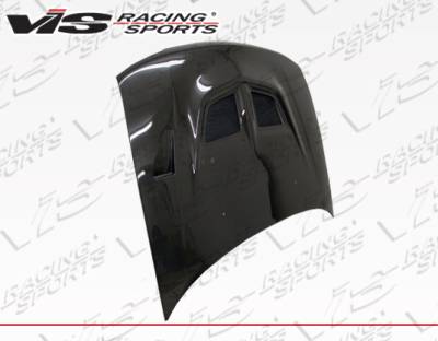 VIS Racing - Mitsubishi Mirage 4DR VIS Racing Evo 5Carbon Fiber Hood - 93MTMIR4DEV5-010C - Image 3