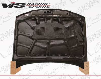 VIS Racing - Mitsubishi Mirage 4DR VIS Racing Evo 5Carbon Fiber Hood - 93MTMIR4DEV5-010C - Image 4