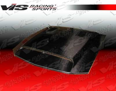 Ford Mustang VIS Racing GT-500 Black Carbon Fiber Hood - 94FDMUS2DGT5-010C