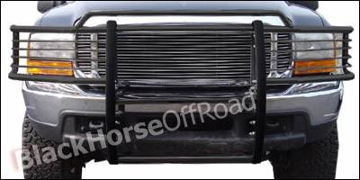 Ford F450 Black Horse Modular Push Bar Guard