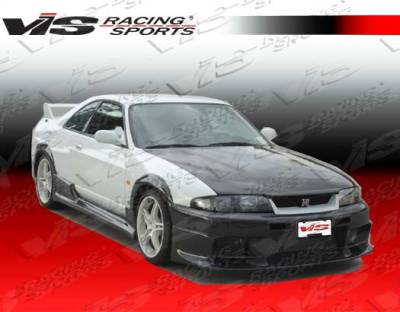 VIS Racing - Nissan Skyline VIS Racing OEM Carbon Fiber Hood - 95NSR332DGROE-010C - Image 2