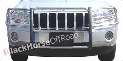 Black Horse - Jeep Grand Cherokee Black Horse Modular Push Bar Guard - Image 2