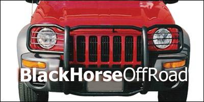 Jeep Liberty Black Horse Push Bar Guard
