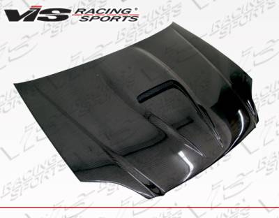 Honda Civic VIS Racing G-Force Carbon Fiber Hood - 99HDCVC2DGF-010C