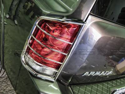 Nissan Armada Black Horse Taillight Guards