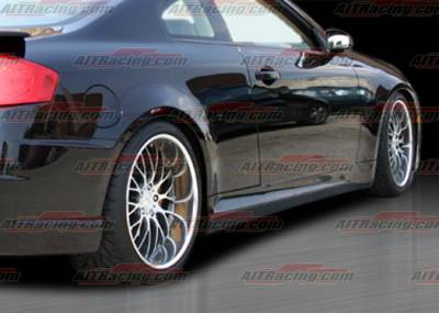 Infiniti G35 2DR AIT Racing Spec-K Style Side Skirts - G3503HIKENSS