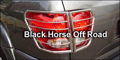 Toyota Sequoia Black Horse Taillight Guards