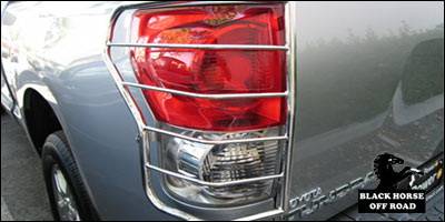 Toyota Tundra Black Horse Taillight Guards