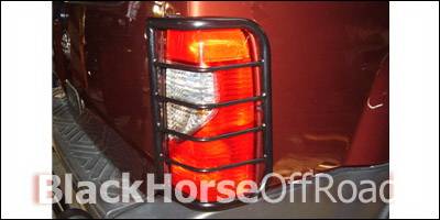 Nissan Xterra Black Horse Taillight Guards