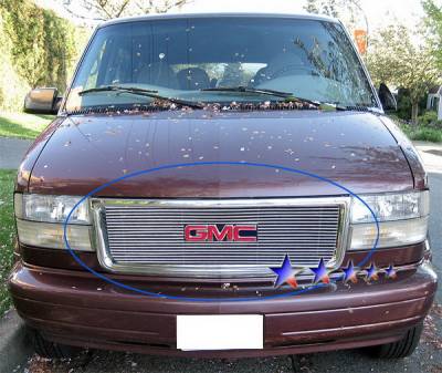 GMC Safari APS Billet Grille - Upper - Aluminum - G65724A