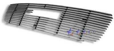 APS - GMC Sierra APS Billet Grille - with Logo Opening - Upper - Aluminum - G65771A - Image 2
