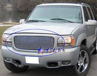 GMC Denali APS Billet Grille - Upper - Stainless Steel - G85067S