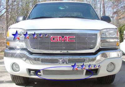 GMC Sierra APS Billet Grille - Bumper - Aluminum - G85473A