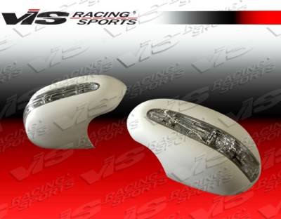 Scion xB VIS Racing VIP Side Mirror Covers Fiberglass - 04SNXB4DVIP-014