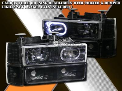 Carbon Fiber Housing Headlights