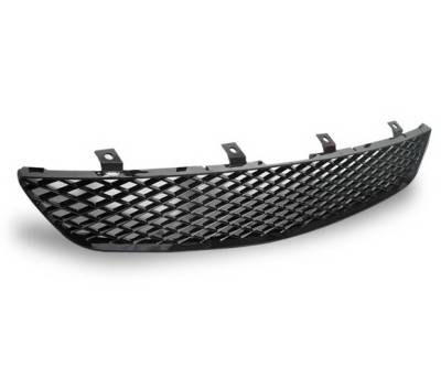 Honda Civic HB 4CarOption Front Hood Grille - GR-CV0205SITR-BK