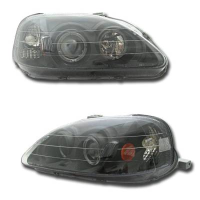 Projector Black-Clear Headlights