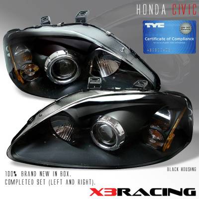 Projector Black Style  Headlights