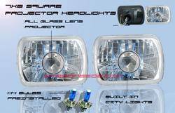 Square Diamond Cut Pro Headlights