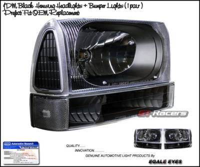 JDM Black Headlights