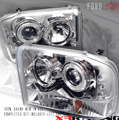 Chrome Halo Pro LED Headlights