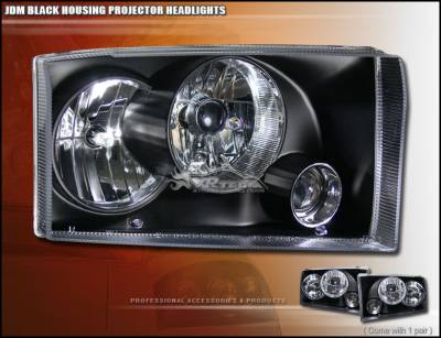 JDM Black Pro Headlights
