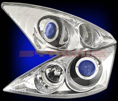 JDM Chrome Blue Halo Pro Headlights