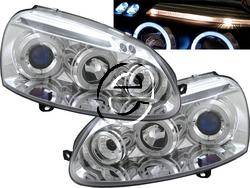 Chrome Halo LED Headlights