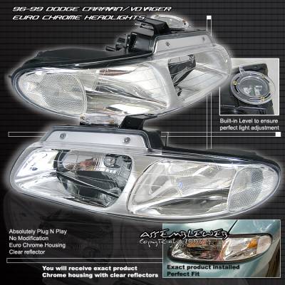 Chrome Diamond Headlights