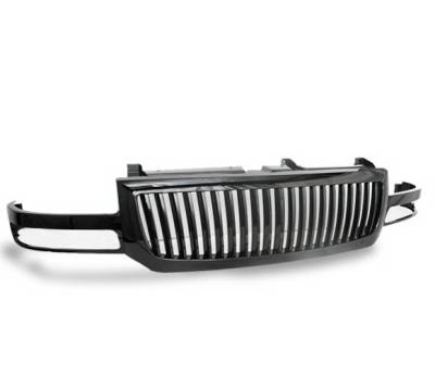 GMC Sierra 4CarOption Front Hood Grille - GRZV-SRA0306-BK