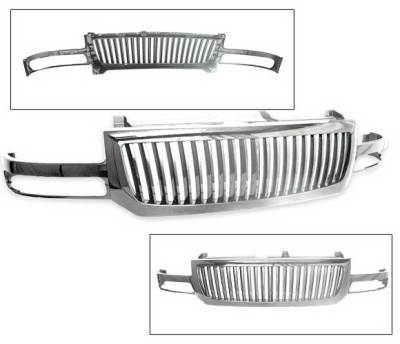 GMC Sierra 4CarOption Front Hood Grille - GRZV-SRA0306-CM