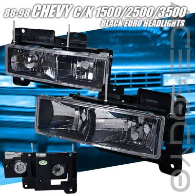 Euro Black Headlights