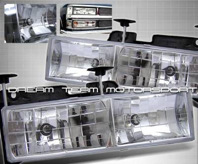 Chrome Clear Headlights